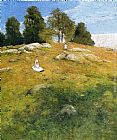 Julian Alden Weir Summer Afternoon, Shinnecock Landscape painting